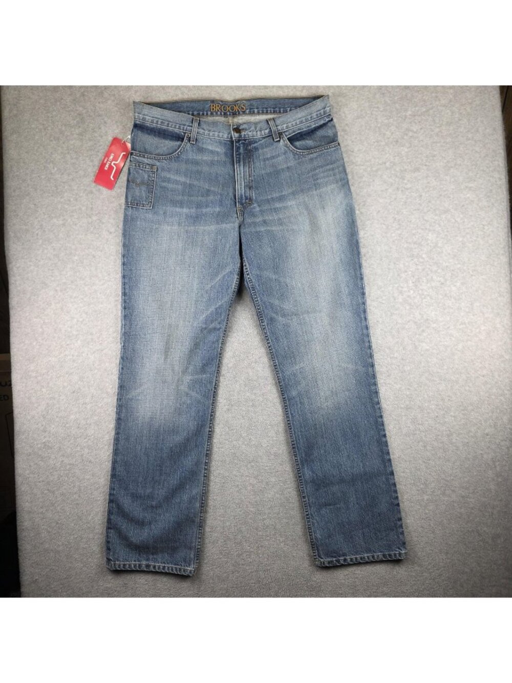 Kimes Ranch Brooks Jeans Womens 38x34 Straight Blue Medium Wash Made In USA